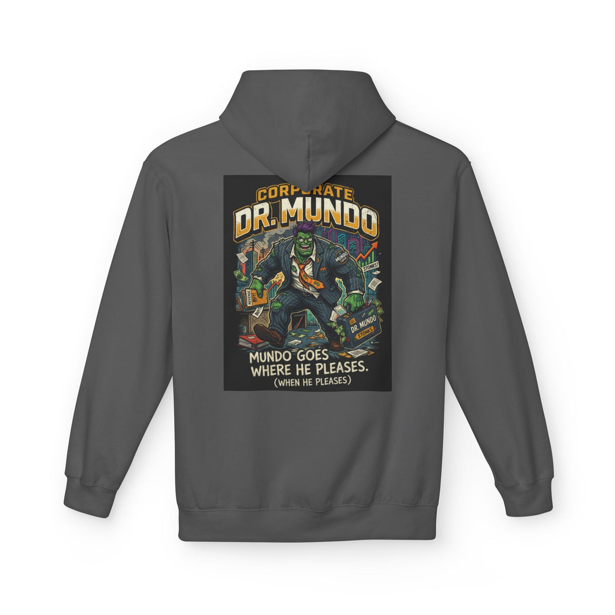 Dr Mundo Retro Arcade Hoodie league of legands— Gaming Champion Pullover
