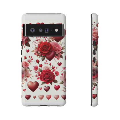 Heartfelt Floral Phone Case | Tough Cases for Love & Romance