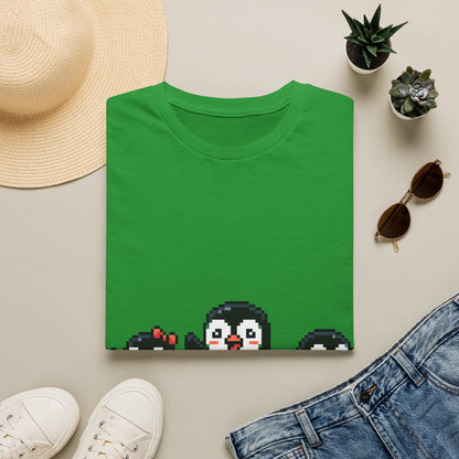 Penguin Pixel Tee — Cute Retro Pixel Art Penguins T-Shirt