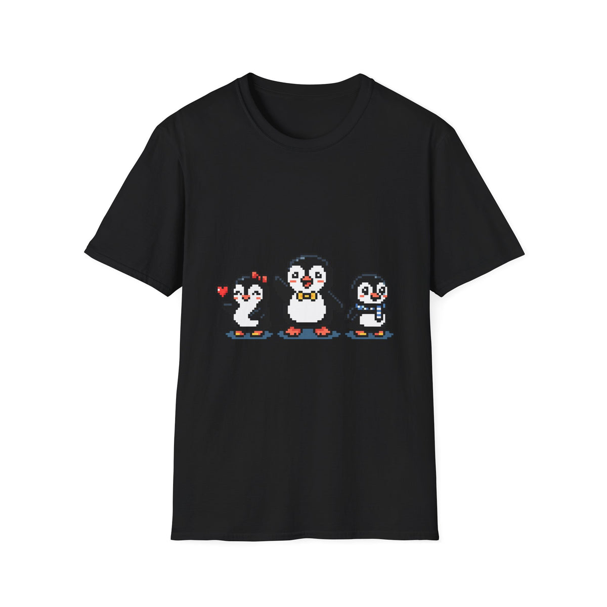 Penguin Pixel Tee — Cute Retro Pixel Art Penguins T-Shirt