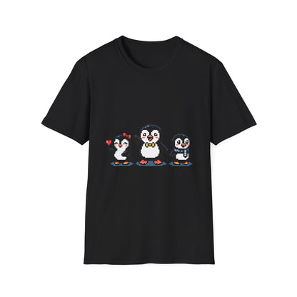 Penguin Pixel Tee — Cute Retro Pixel Art Penguins T-Shirt