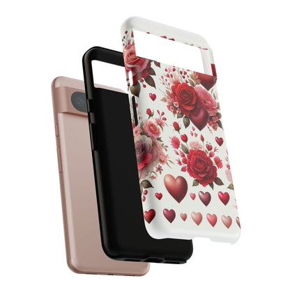 Heartfelt Floral Phone Case | Tough Cases for Love & Romance