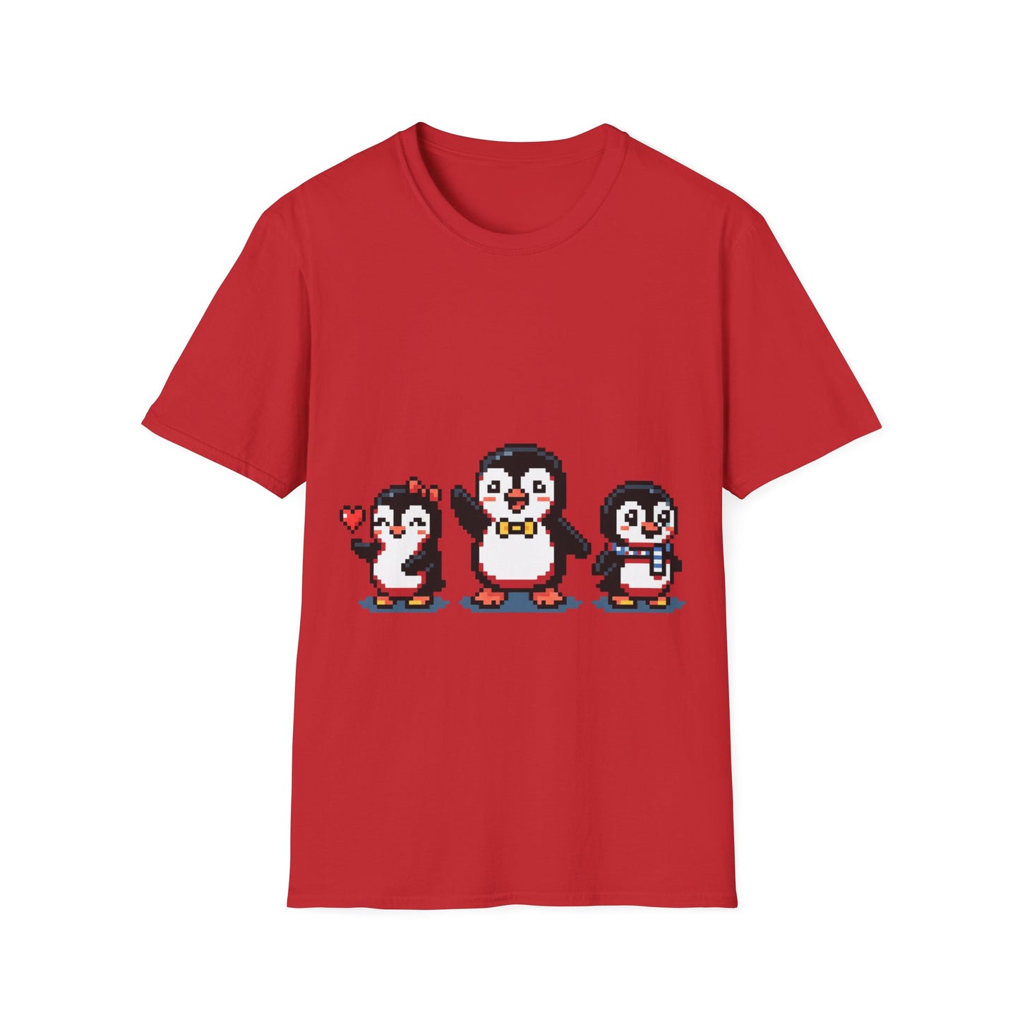 Penguin Pixel Tee — Cute Retro Pixel Art Penguins T-Shirt