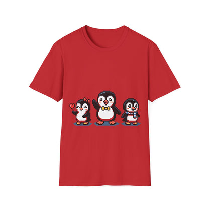 Penguin Pixel Tee — Cute Retro Pixel Art Penguins T-Shirt