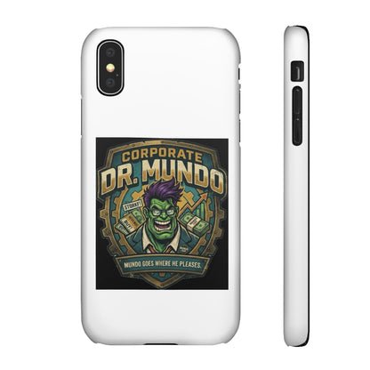 Corporate Dr. Mundo Phone Case — Funny Gaming Snap Case for League of Legends Fans