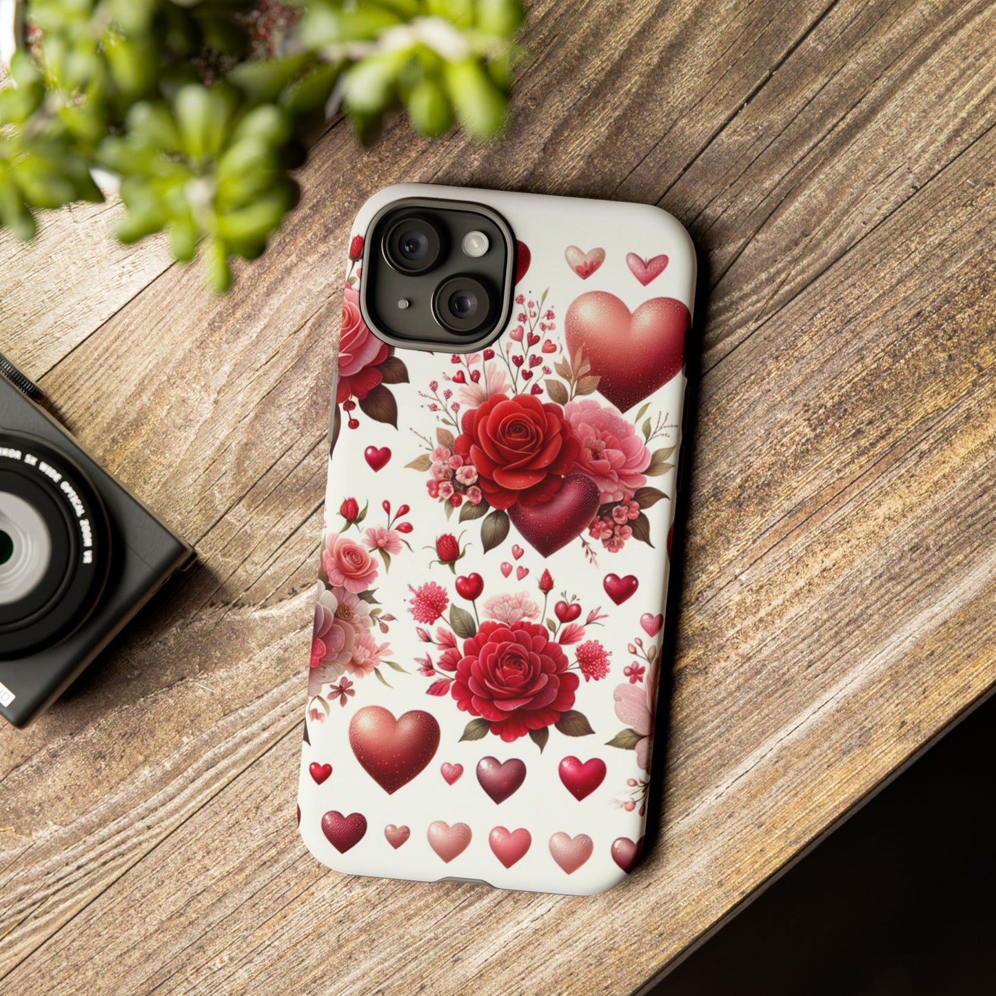 Heartfelt Floral Phone Case | Tough Cases for Love & Romance