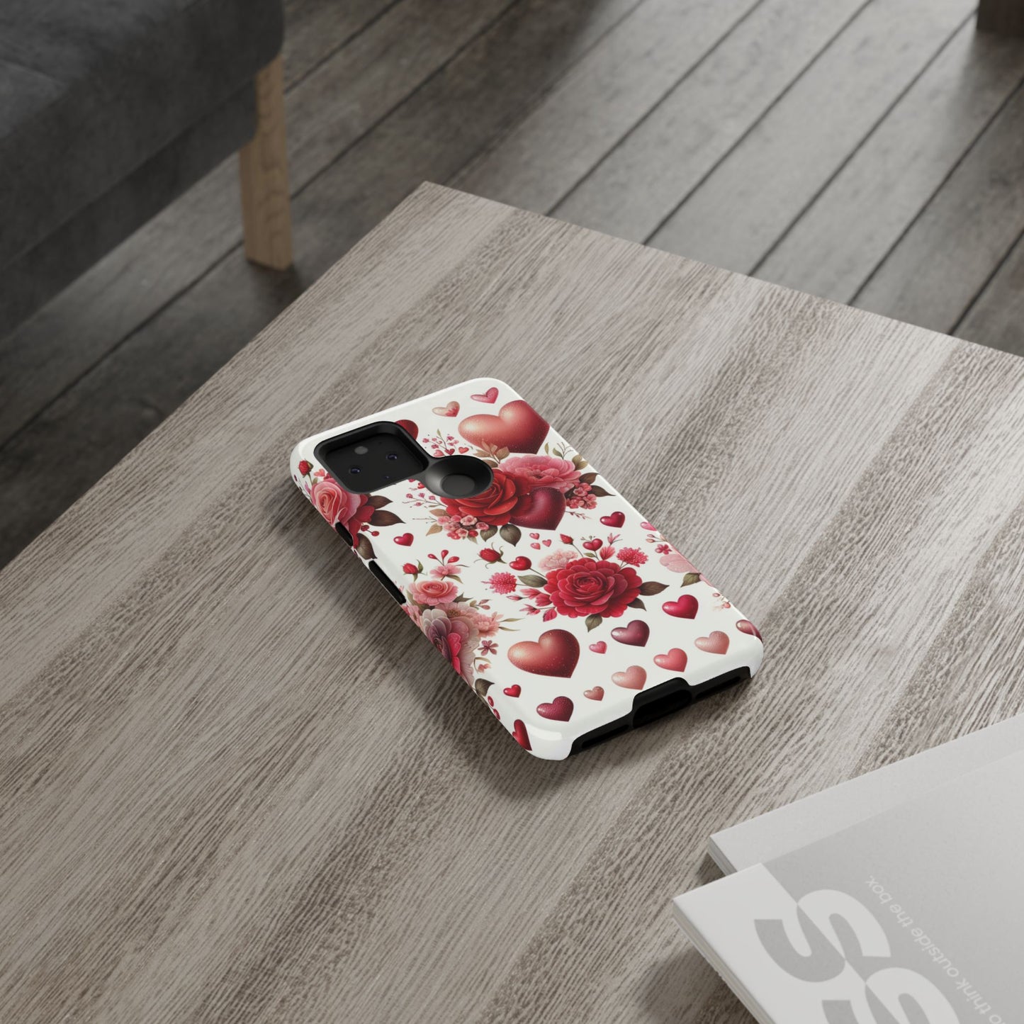 Heartfelt Floral Phone Case | Tough Cases for Love & Romance