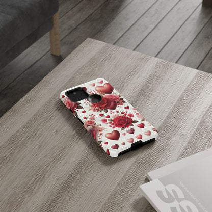 Heartfelt Floral Phone Case | Tough Cases for Love & Romance