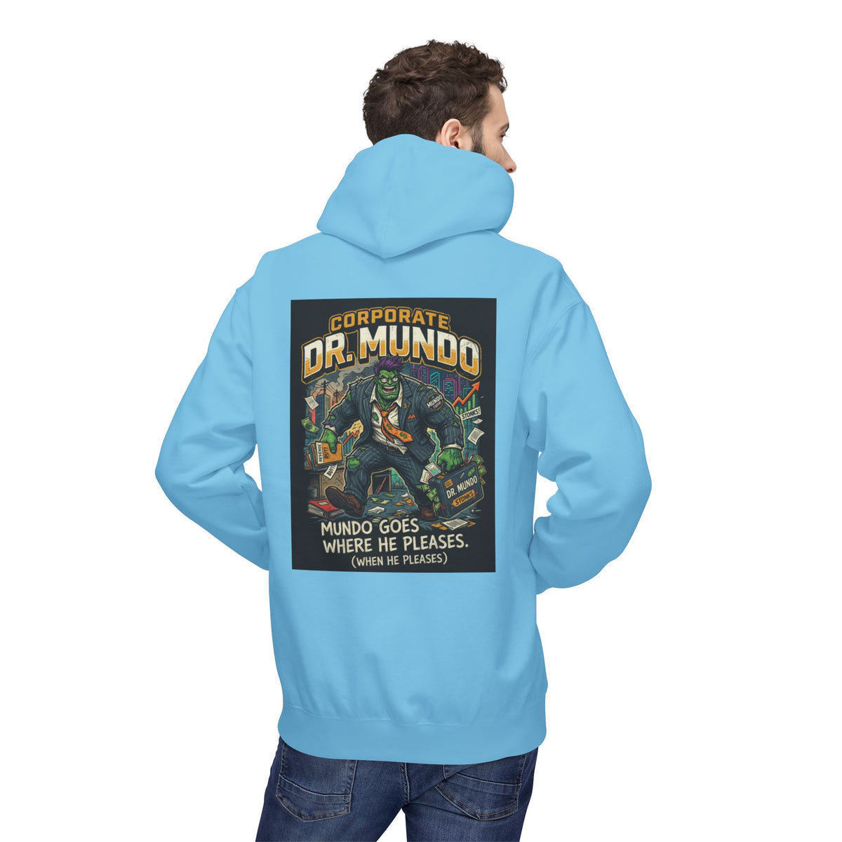 Dr Mundo Retro Arcade Hoodie league of legands— Gaming Champion Pullover