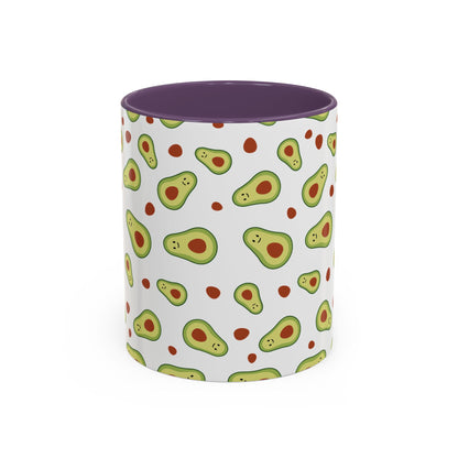 Quirky Avocado Print Coffee Mug - Fun Kitchen Accessory for Unique Coffee Lovers