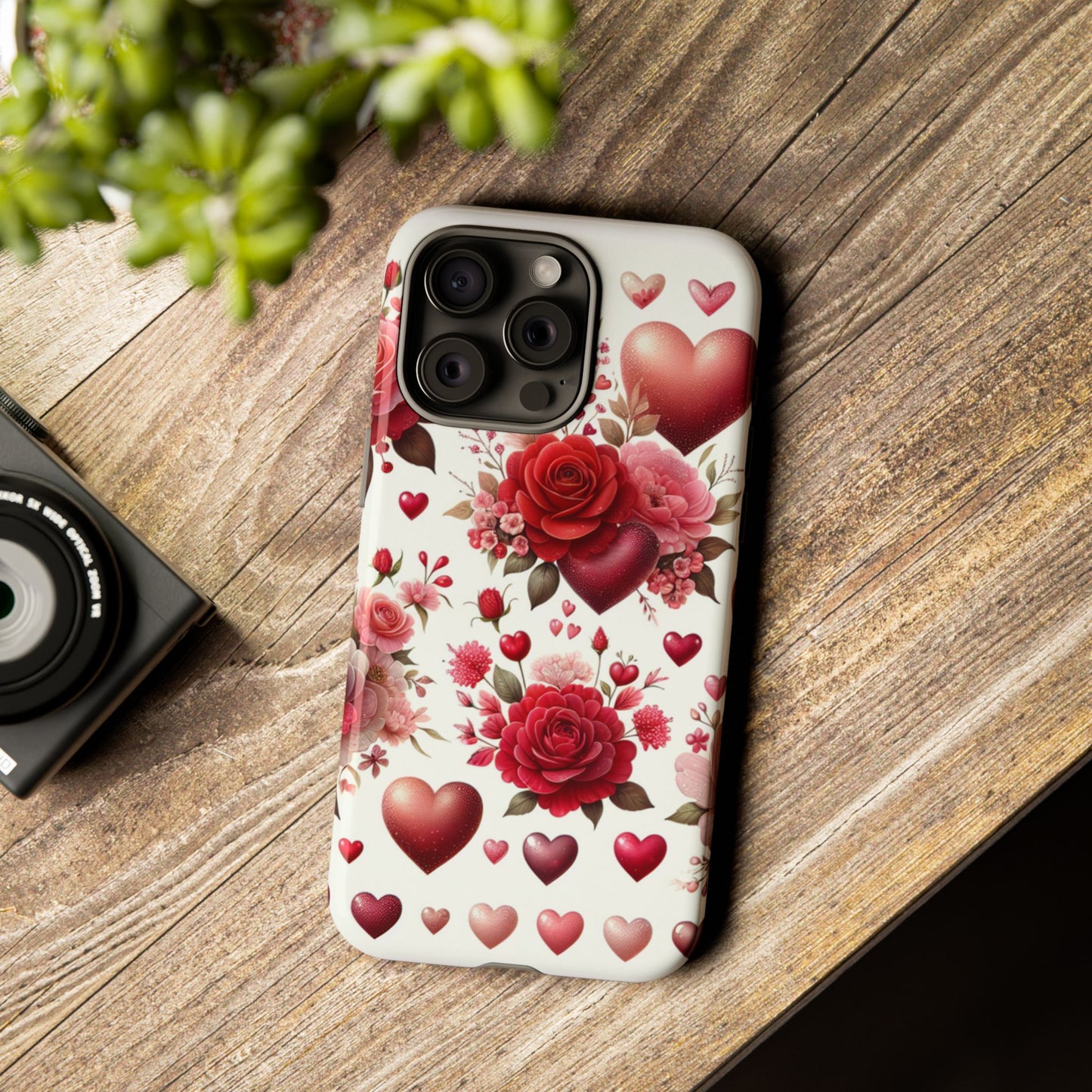 Heartfelt Floral Phone Case | Tough Cases for Love & Romance