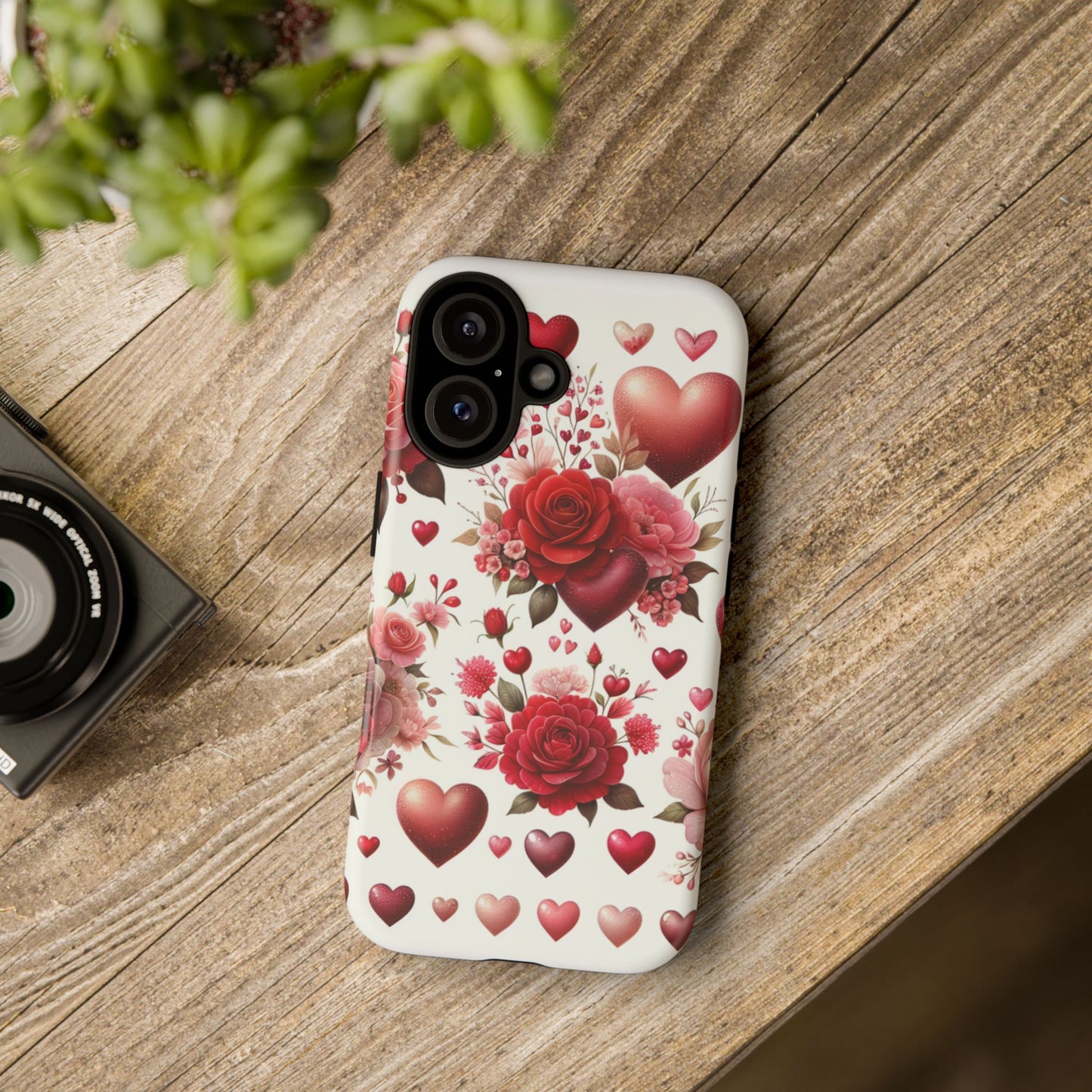 Heartfelt Floral Phone Case | Tough Cases for Love & Romance