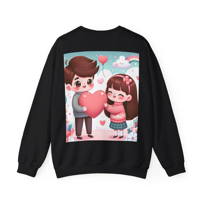 Cute Couples Love Sweatshirt - Unisex Heavy Blend™ - Perfect for Valentine’s Day & Anniversaries