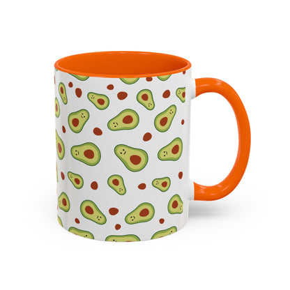 Quirky Avocado Print Coffee Mug - Fun Kitchen Accessory for Unique Coffee Lovers