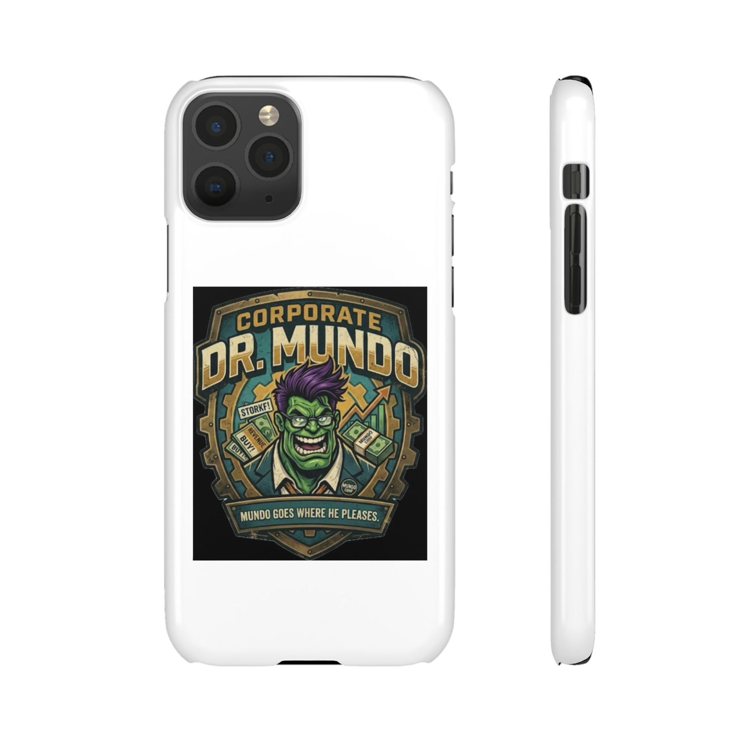 Corporate Dr. Mundo Phone Case — Funny Gaming Snap Case for League of Legends Fans