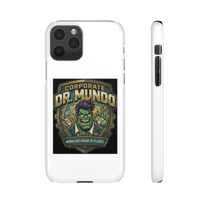 Corporate Dr. Mundo Phone Case — Funny Gaming Snap Case for League of Legends Fans