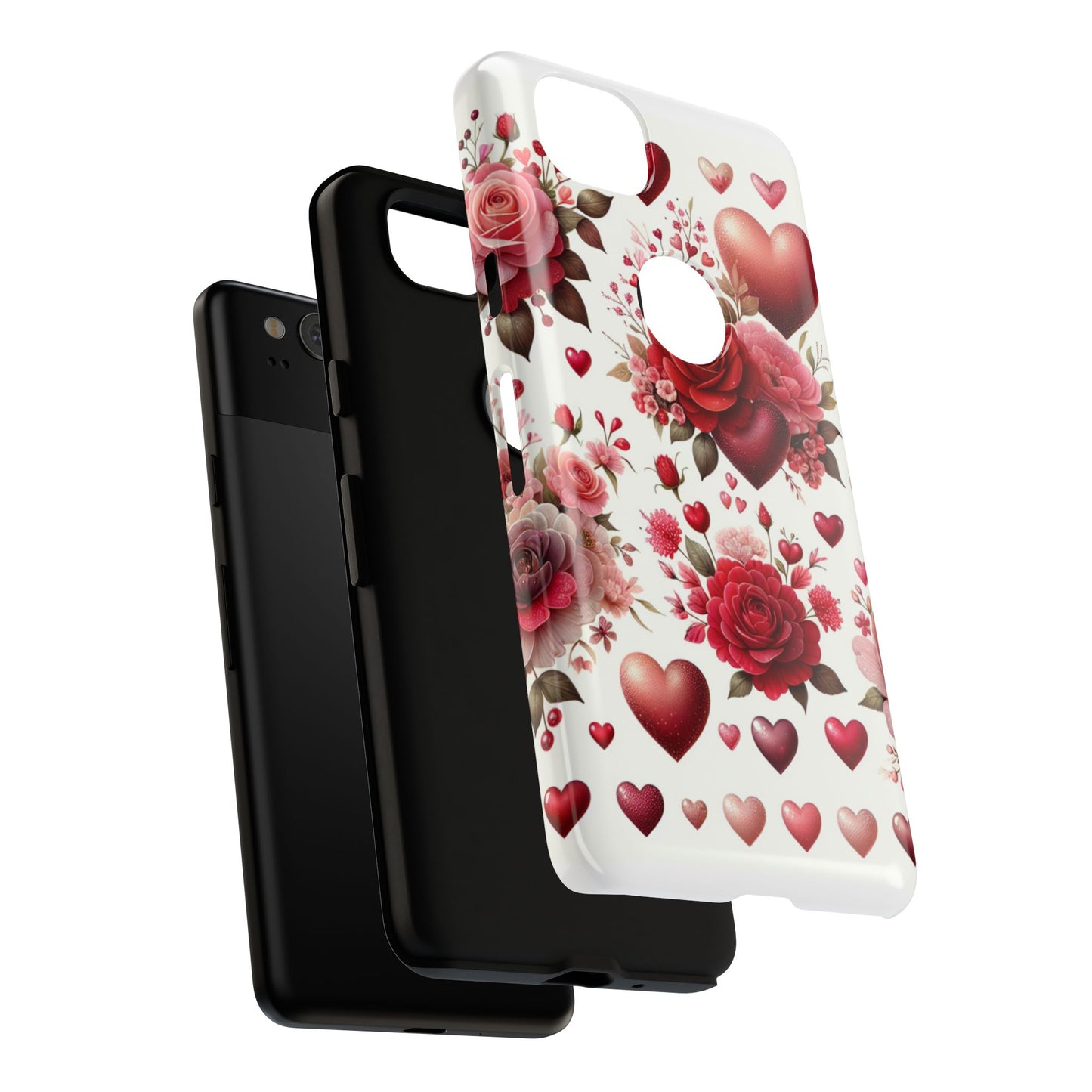 Heartfelt Floral Phone Case | Tough Cases for Love & Romance