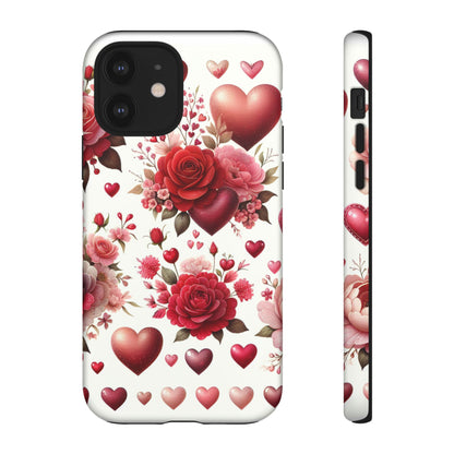 Heartfelt Floral Phone Case | Tough Cases for Love & Romance