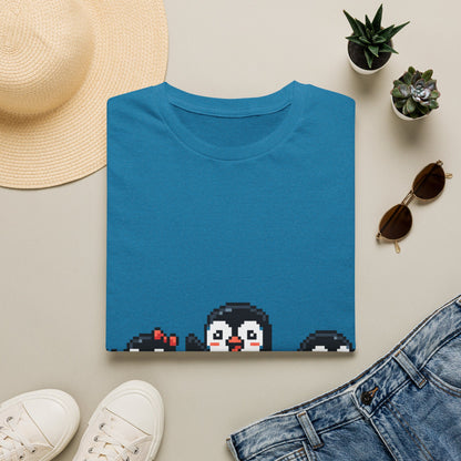 Penguin Pixel Tee — Cute Retro Pixel Art Penguins T-Shirt