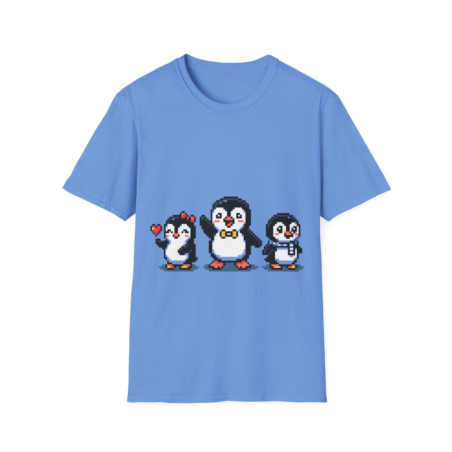 Penguin Pixel Tee — Cute Retro Pixel Art Penguins T-Shirt