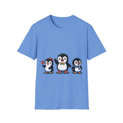 Penguin Pixel Tee — Cute Retro Pixel Art Penguins T-Shirt