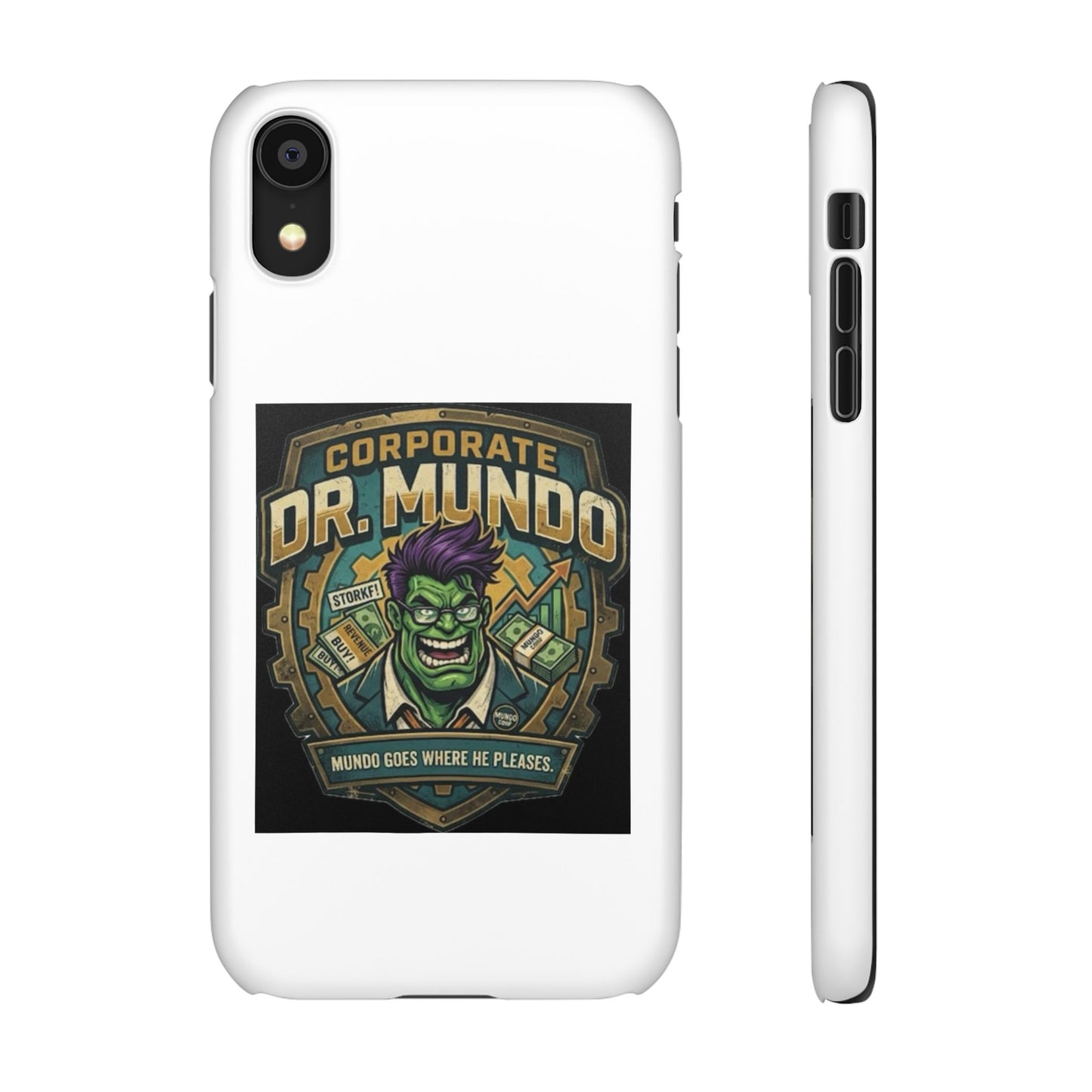 Corporate Dr. Mundo Phone Case — Funny Gaming Snap Case for League of Legends Fans