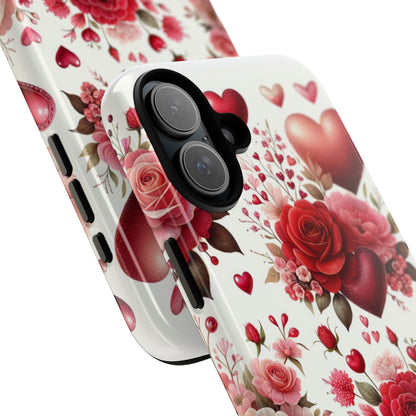 Heartfelt Floral Phone Case | Tough Cases for Love & Romance