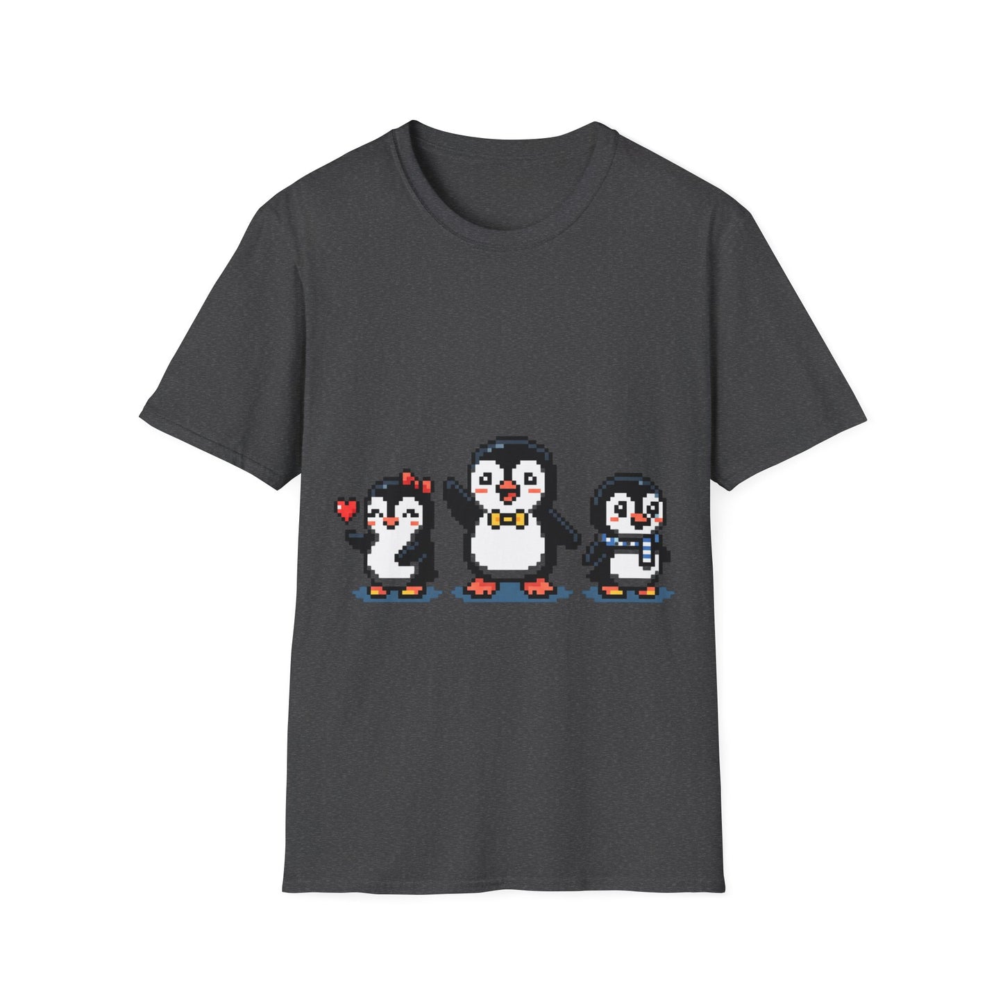 Penguin Pixel Tee — Cute Retro Pixel Art Penguins T-Shirt