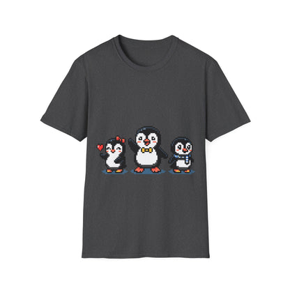 Penguin Pixel Tee — Cute Retro Pixel Art Penguins T-Shirt