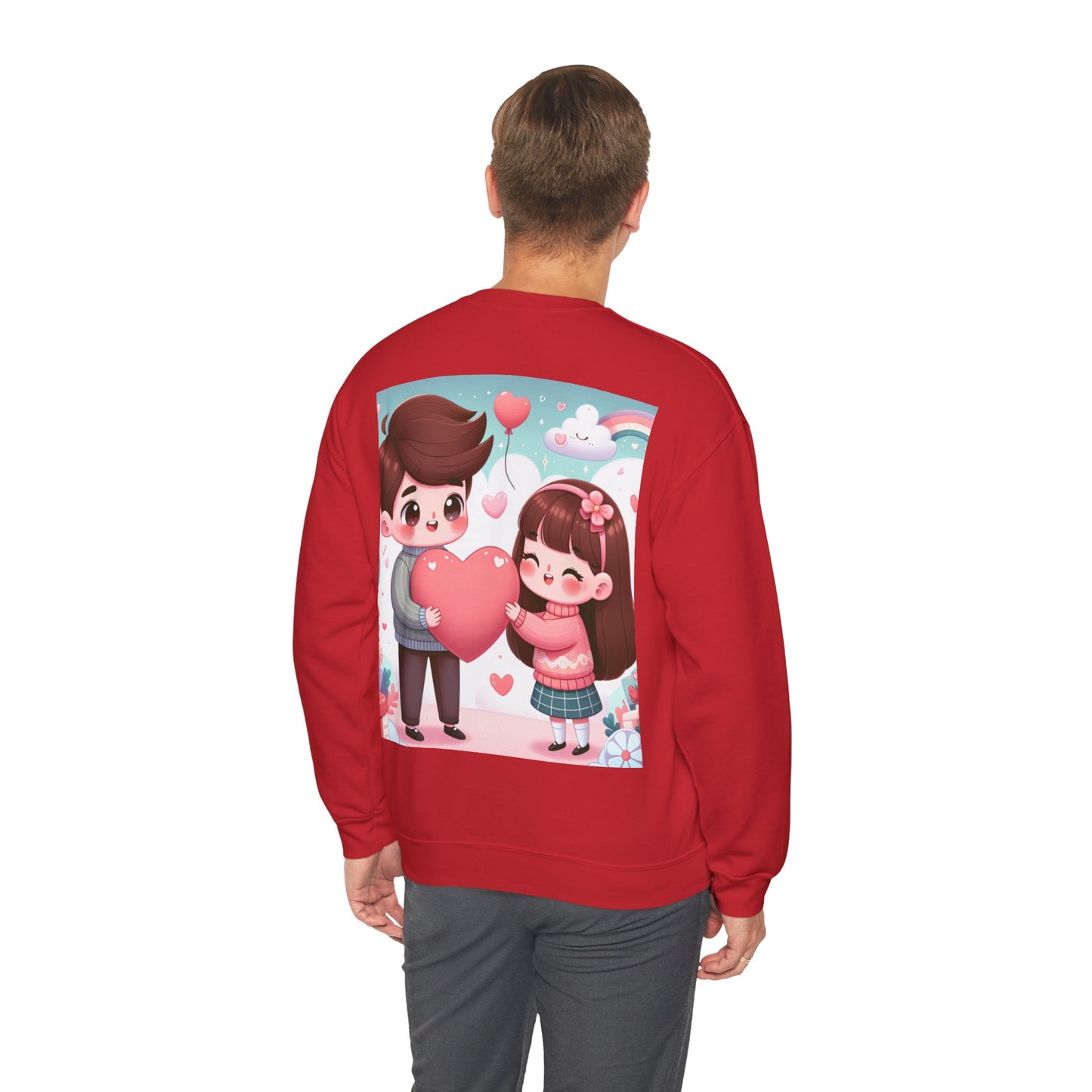 Cute Couples Love Sweatshirt - Unisex Heavy Blend™ - Perfect for Valentine’s Day & Anniversaries