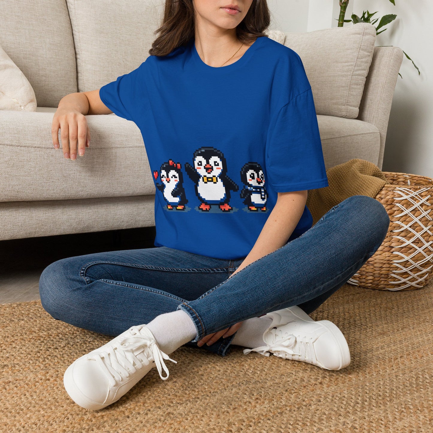 Penguin Pixel Tee — Cute Retro Pixel Art Penguins T-Shirt