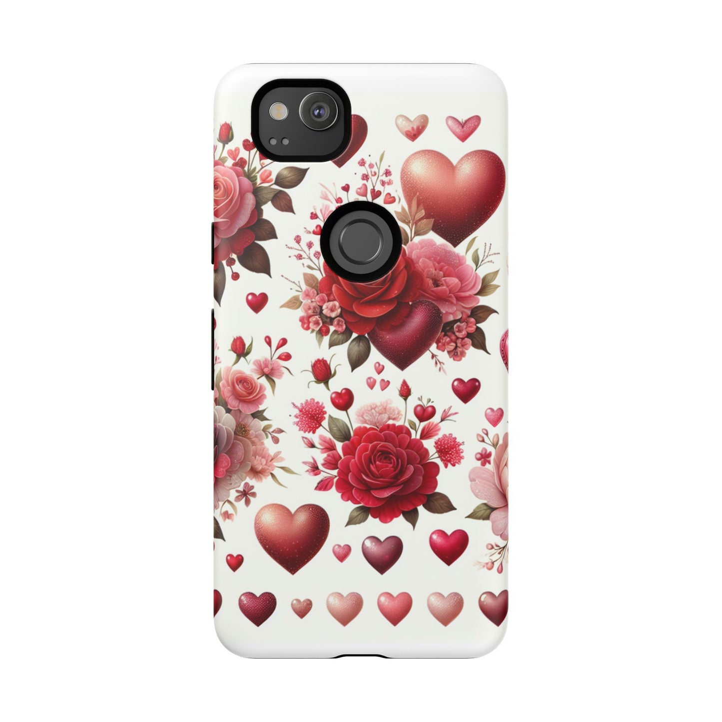 Heartfelt Floral Phone Case | Tough Cases for Love & Romance