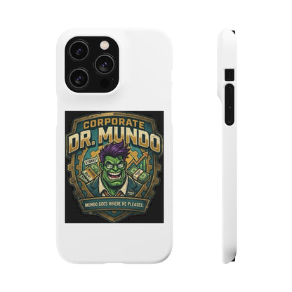 Corporate Dr. Mundo Phone Case — Funny Gaming Snap Case for League of Legends Fans