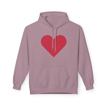 Heart & Rose Pattern Hoodie — Romantic Floral Valentine Pullover