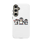 Penguin Pixel Trio Phone Case — Cute Retro 8‑Bit Penguin Family Protective Cover