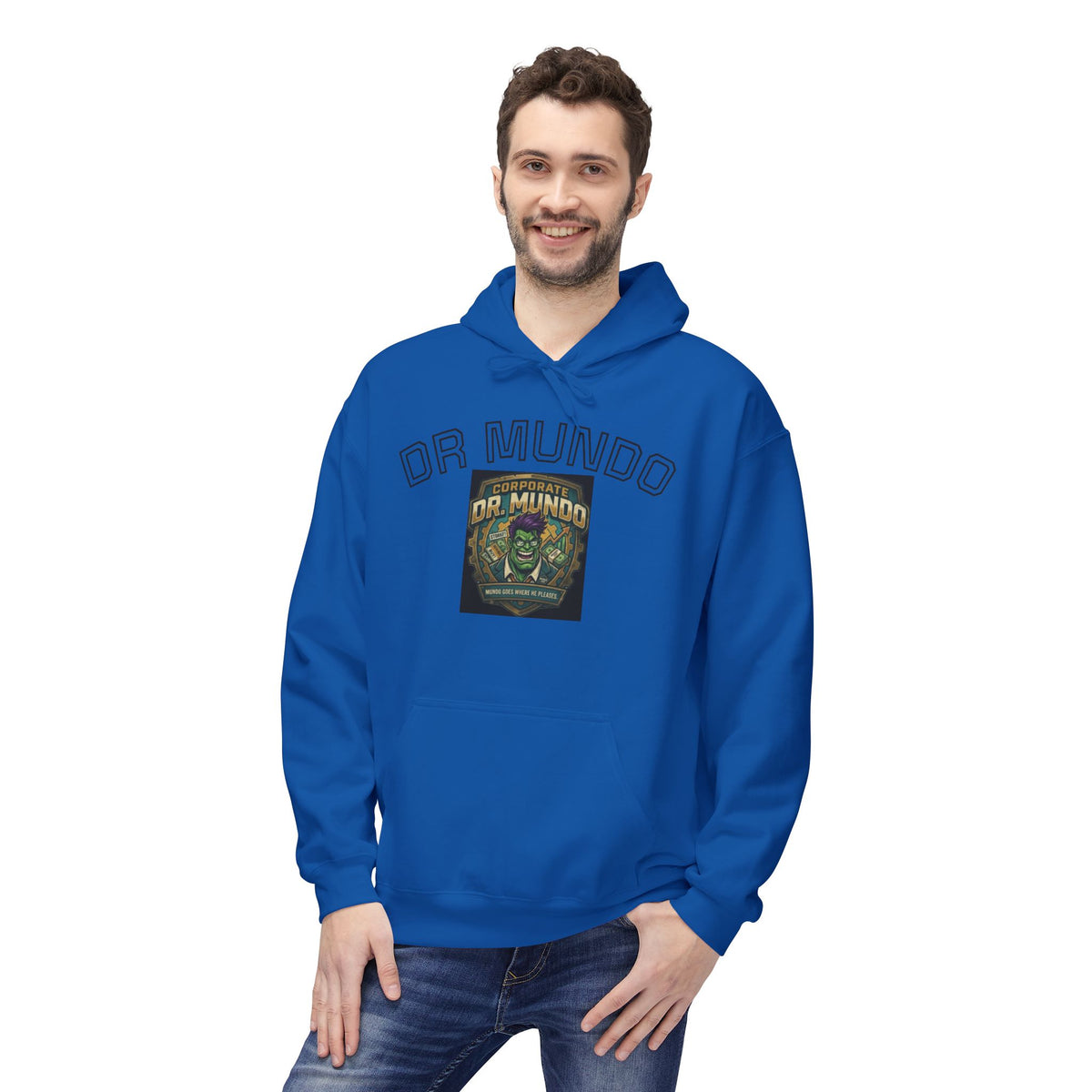 Dr Mundo Retro Arcade Hoodie league of legands— Gaming Champion Pullover