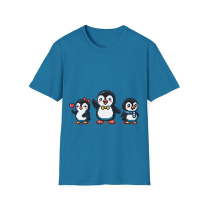 Penguin Pixel Tee — Cute Retro Pixel Art Penguins T-Shirt