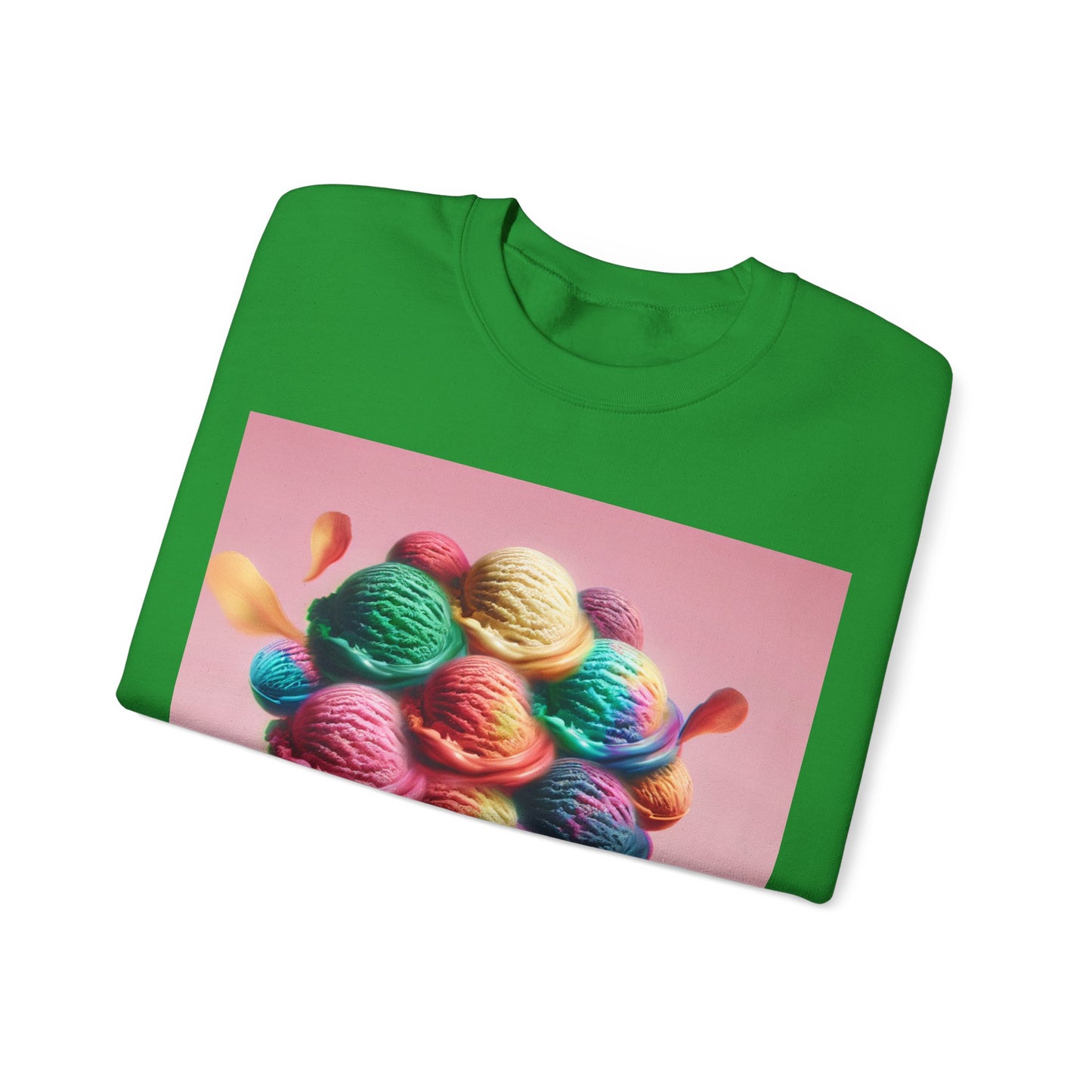 Colorful Ice Cream Crewneck Sweatshirt - Sweet Summer Vibes