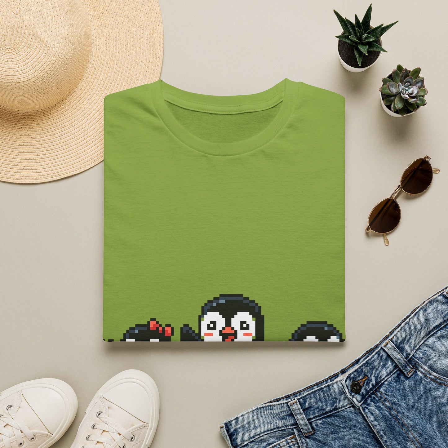 Penguin Pixel Tee — Cute Retro Pixel Art Penguins T-Shirt