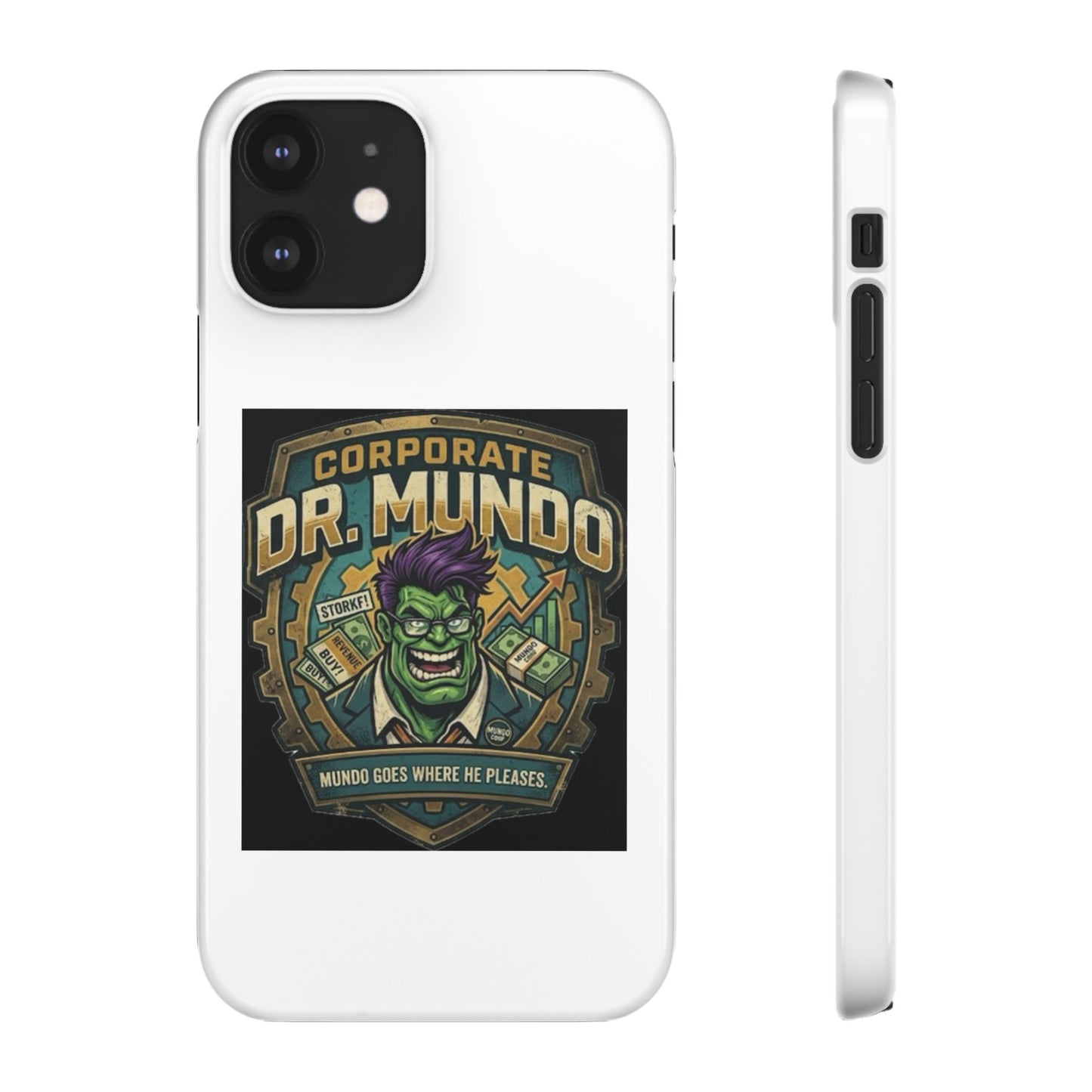 Corporate Dr. Mundo Phone Case — Funny Gaming Snap Case for League of Legends Fans