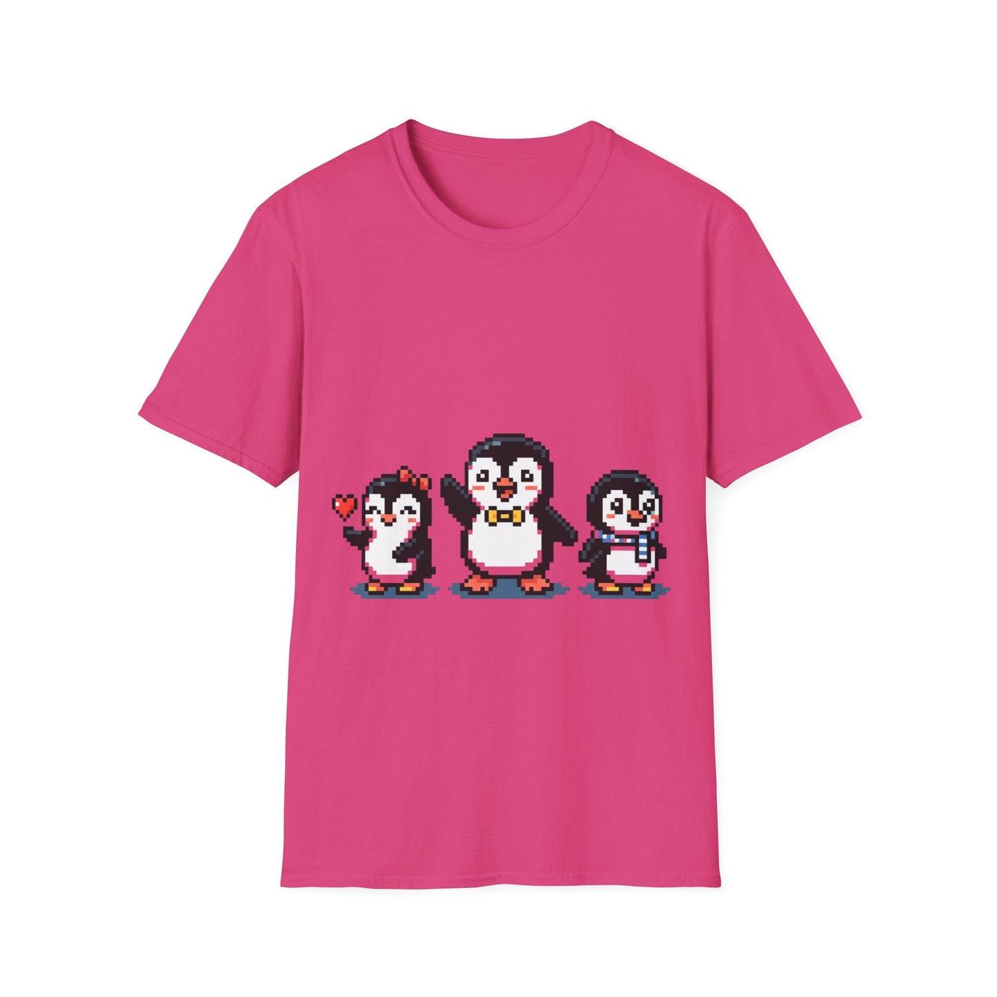Penguin Pixel Tee — Cute Retro Pixel Art Penguins T-Shirt