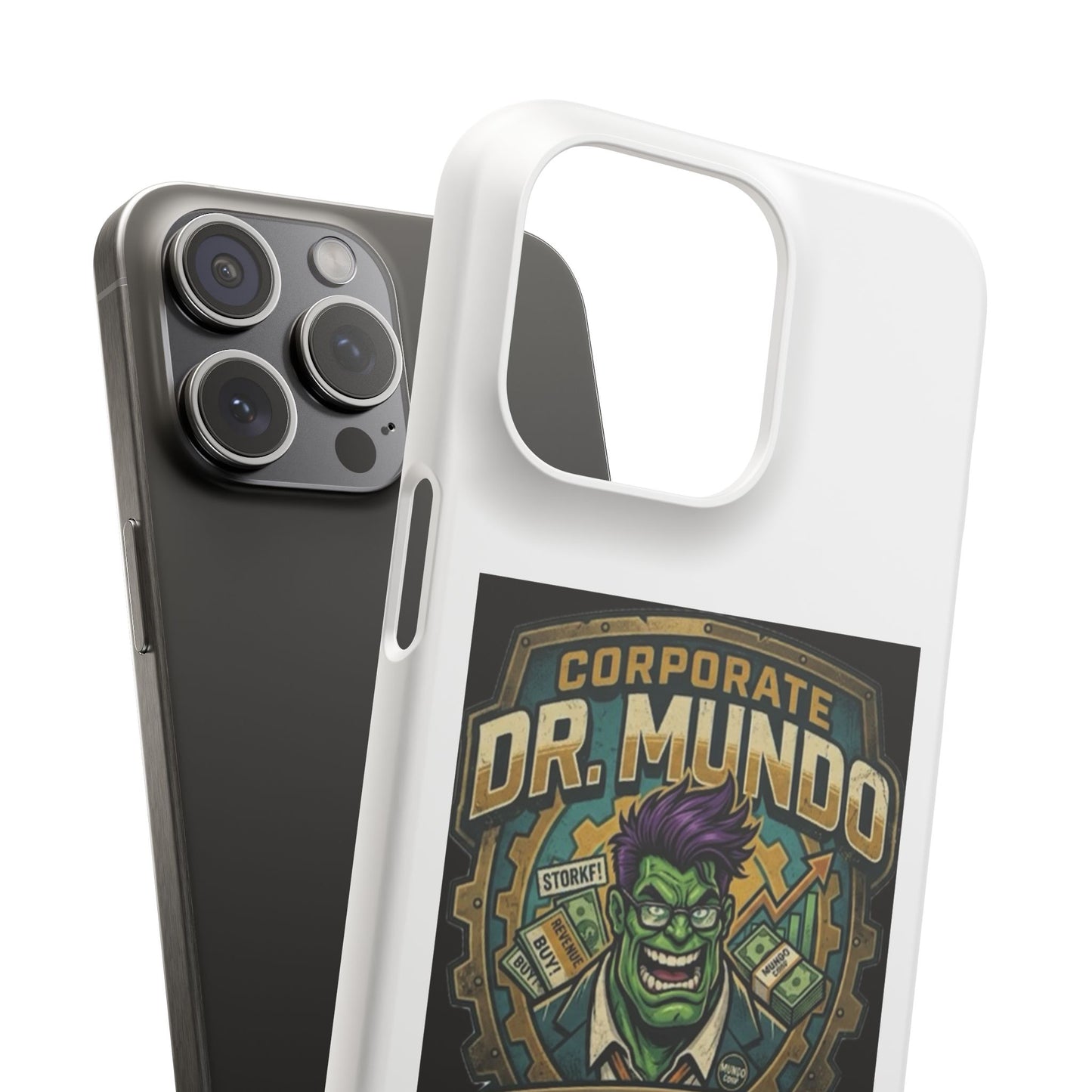 Corporate Dr. Mundo Phone Case — Funny Gaming Snap Case for League of Legends Fans
