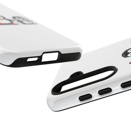 Penguin Pixel Trio Phone Case — Cute Retro 8‑Bit Penguin Family Protective Cover