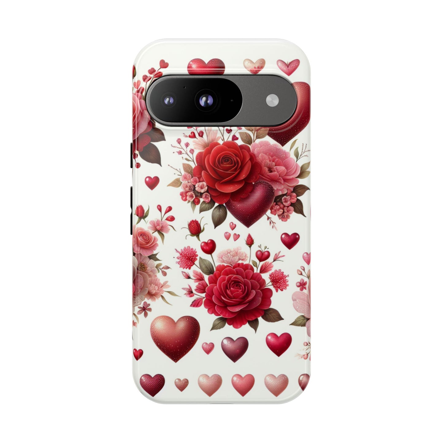 Heartfelt Floral Phone Case | Tough Cases for Love & Romance