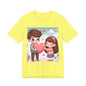 Cute Couple Heart Graphic Tee - Valentine Kawaii Love T-Shirt