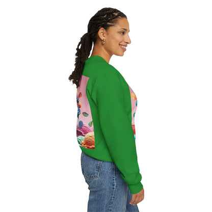 Colorful Ice Cream Crewneck Sweatshirt - Sweet Summer Vibes