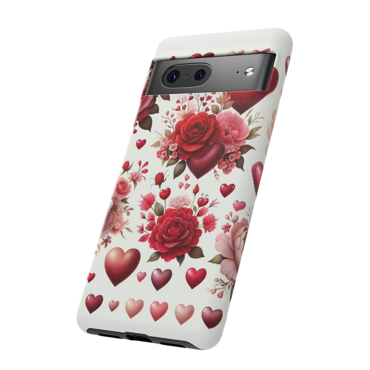 Heartfelt Floral Phone Case | Tough Cases for Love & Romance