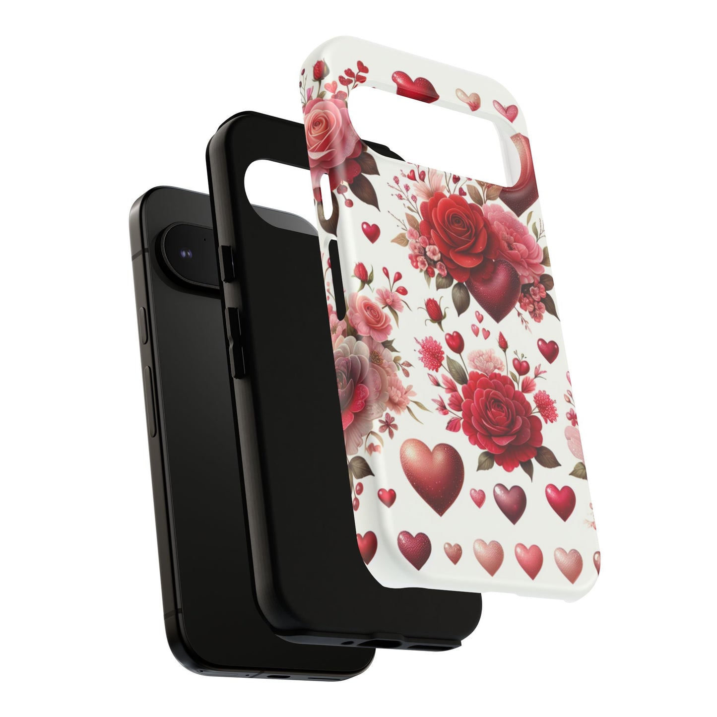 Heartfelt Floral Phone Case | Tough Cases for Love & Romance