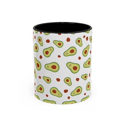 Quirky Avocado Print Coffee Mug - Fun Kitchen Accessory for Unique Coffee Lovers