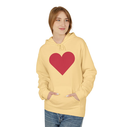Heart & Rose Pattern Hoodie — Romantic Floral Valentine Pullover